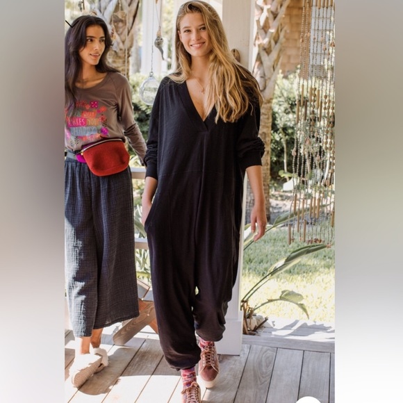 Natural Life Johnny Oversized 100% Green Cotton Jumpsuit S - Picture 4 of 8